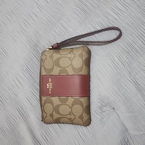 Coach Zip Wristlet